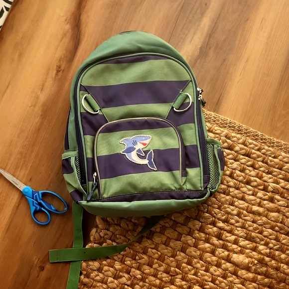 Pottery Barn Striped Backpack - Picture 1 of 5